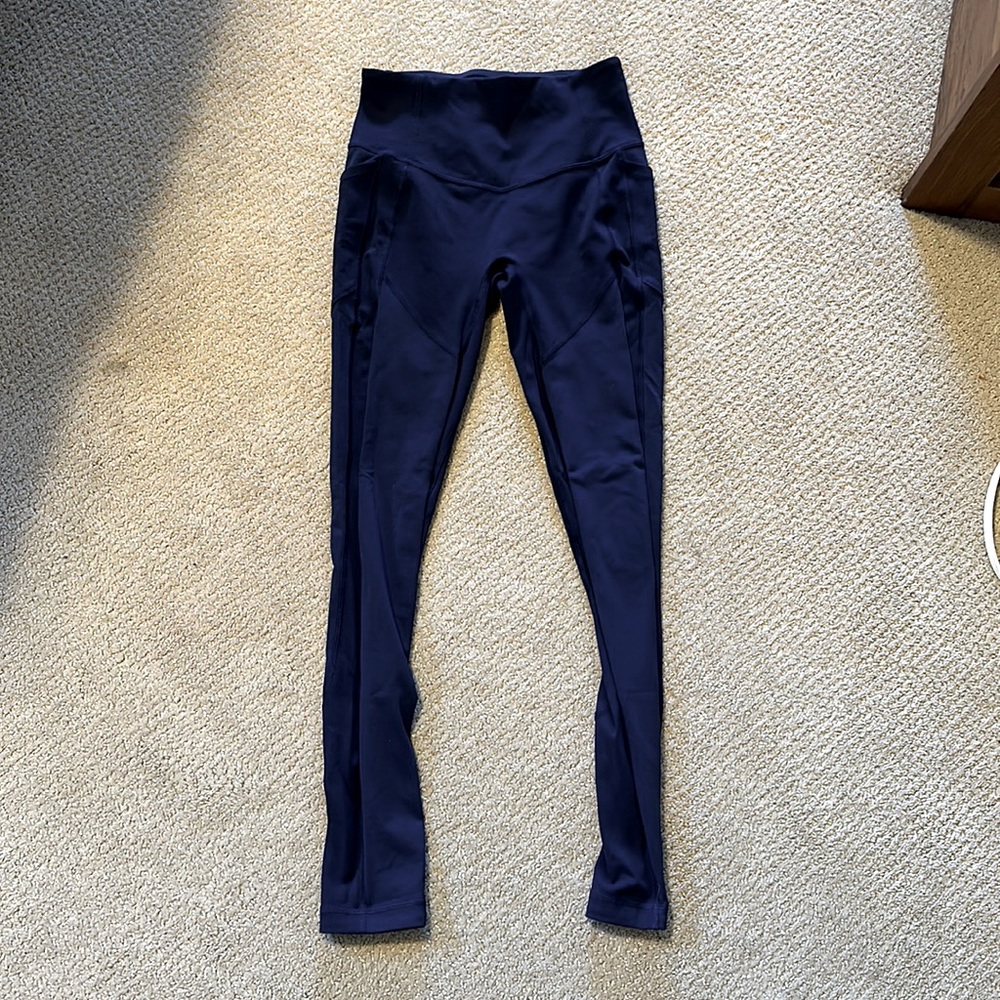 Blue Lululemon leggings